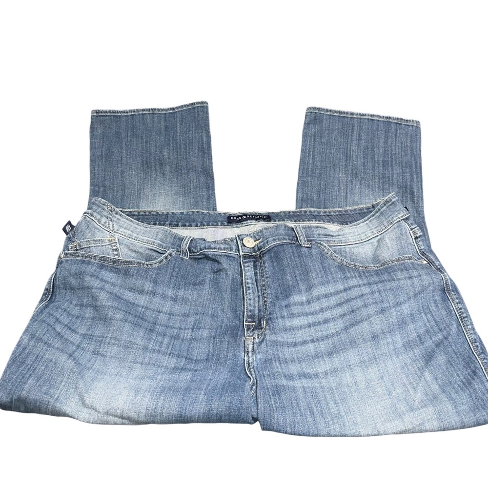 Rock & Republic Kendall Bootcut‎ Jeans 22W Light Wash Stretch Denim